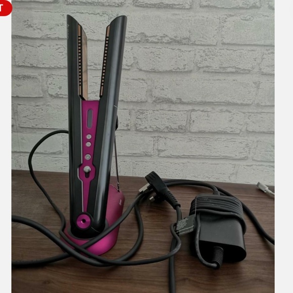 New! Dyson Corrale Styler Straightener Black Nickel/Fuchsia - Picture 7 of 14